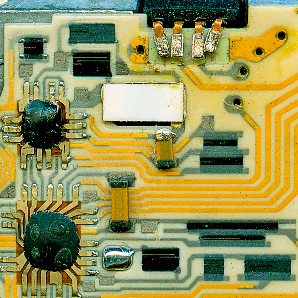 Early TI \\\\\"ceramic\\\\\" PCB