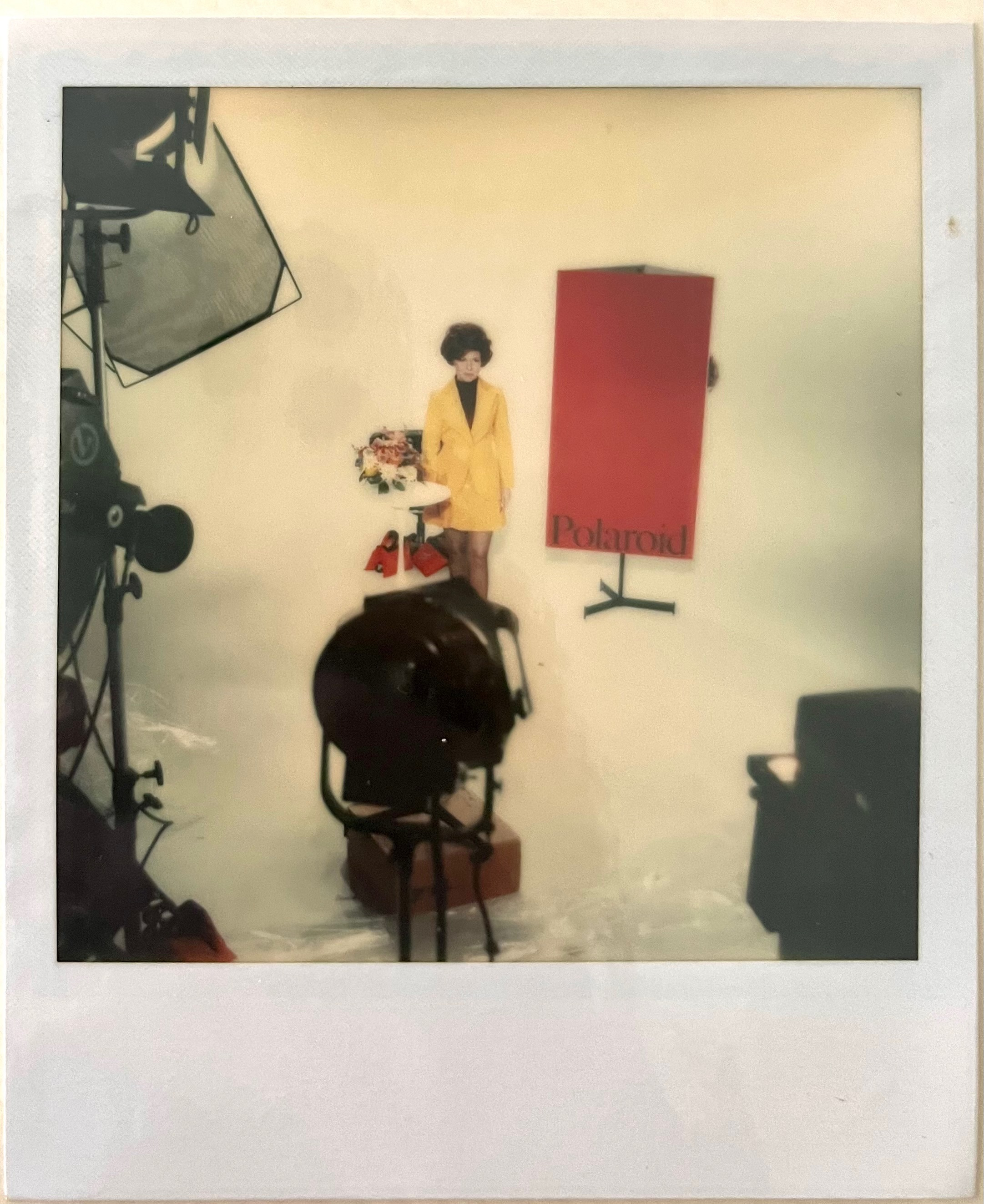 SX-70 picture of Dolores while on the set of \\"Dolores and the SX-70\\"